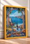 Buon Appetito, Chinese Belt and Shrimp, Framed Painting, Italy Poster, Wall Decor, Itp132. - 2