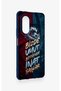 Huawei Nova 9Se Compatible Wavy Burgundy and Blue Patterned Silicone Case. - 3