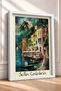 Scilla Calabria Pier and Palm Trees Framed Painting Italy Poster Wall Decor Itp128 - 2