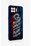 Oppo Reno 4 Lite Compatible Wavy Burgundy and Blue Patterned Silicone Case. - 3