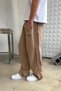 Side Stripe Velour Track Pants for Men - 3