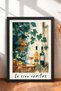 In Vino Veritas, under the Asma, Wine-Themed Framed Poster, Italy Poster, Wall Decor, Itp138.