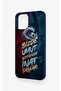 Wavy Burgundy and Blue Patterned Silicone Case Compatible with iPhone 12-12Pro. - 4
