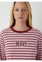 Logo Striped Pink T-Shirt 1620077-A6662 - 6