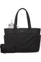 Tote Bag for Women, Puffer Work Travel Handbag with Zipper for Teacher Nurse, Quilted Cute Laptop Shoulder Gym Bag