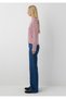 Logo Striped Pink T-Shirt 1620077-A6662 - 4