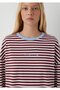 Striped Burgundy T-Shirt 1620065-A7583 - 7