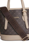 Women's Brown Polka Dot Crossbody Hand & Shoulder Bag 432 - 4