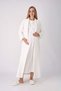 Maternity Lohosa Nightgown and Robe Set, 2-Piece, Lace Robe with Buttons, Nursing Robe, Jacquard. - 4