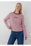 Logo Striped Pink T-Shirt 1620077-A6662 - 2