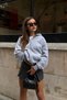FW Cool Puff Relaxed Fit Gray Zip-Up Hoodie - 3