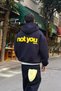 Deadpan Navy Hoodie - 5
