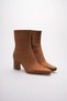 Zrcb3 Luxe Taba Suede Thick-Heeled Zippered Winter Boots (7cm) - 6