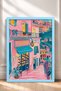 Positano Pink Shop with Signboard, Framed Poster, Italy Poster, Living Room, Kitchen, Wall Decor, Itp154. - 3
