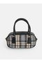 Lcw Accessories Women's Shoulder Bag with a Mixed Plaid Pattern. - 3