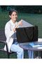 Tote Bag for Women, Puffer Work Travel Handbag with Zipper for Teacher Nurse, Quilted Cute Laptop Shoulder Gym Bag - 3
