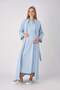 Maternity Lohosa Nightgown and Robe Set, 2-Piece, Lace Robe with Buttons, Nursing Robe, Jacquard. - 4
