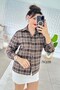Stone Detailed Plaid Lumberjack Shirt 7K109 - 4