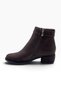 503-27 Women's Boots with Oil Leather, Stone Buckle, Heel, and Zipper (5cm) - 3
