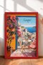 Capri Balcony with Sea View – Framed Painting, Italy Poster, Living Room, Kitchen, Wall Decor, Itp165.