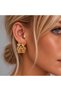 Imported Special Edition Gold Hermès Hoop Earrings. - 2