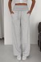 Women's Curly Detailed Barrel Fit Wide Leg Sweatpants - 6