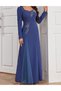Rochie lunga, bleumarin - 4