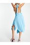 Rochie medie, Albastru - 2