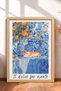 The Dolce Far Niente Sleeping Cat Framed Painting, Italy Poster, Wall Decor, Itn017.