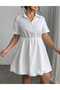 Rochie scurta, Alb