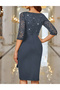 Rochie scurta, Gri petrol - 2