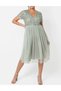 Rochie medie, verde