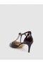 Dark Burgundy High-Heeled Shoes 50331548-Vr175 - 4