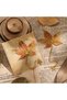 Vintage Leaf Design Metal Bookmark - 2