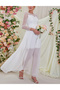 Rochie lunga, Alb - 4