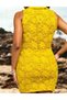 Rochie scurta, Galben - 2