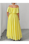 Rochie lunga, Galben - 2