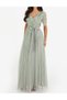 Rochie lunga, verde