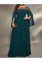 Rochie lunga, Verde - 2