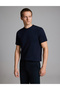 Navy Blue Regular Fit Crew Neck Basic T-Shirt 50321139-Vr033 - 3