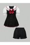 Compleu, Negru/Alb