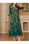 Rochie medie, Verde - 3