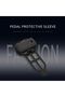 Black Silicone Bicycle Pedal Frequency Sensor Protective Cover Easy Install Clean - 3