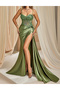 Rochie lunga, Verde