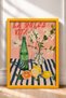 La Dolce Vita Lemon and Floral Still Life Framed Painting, Italy Poster, Wall Decor, Itp177. - 3