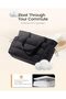 Tote Bag for Women,Large Puffer Tote Bag with Zipper,Quilted Puffy Work Bag Purse for Travel Beach Gym Weekend - 5