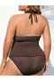 Swimsuit, Brown - 2
