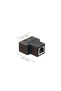 مقسم إيثرنت RJ45 أسود لتوسيع شبكة جهاز التوجيه والكمبيوتر - 2