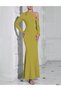 Rochie lunga, Verde