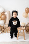 Baby Kids Plush 3-Piece Set: Winter Top, Pants, and Plush Outfit with Bear Design and Ear-Flap Hat, 6-18 Months. - 5